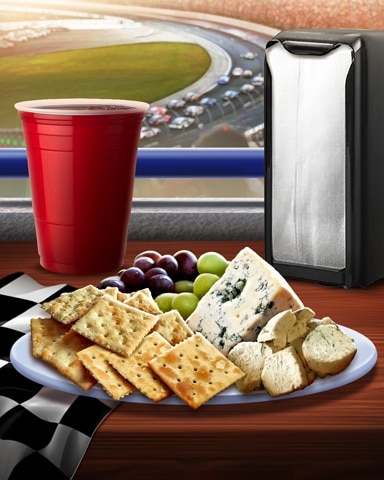 Cheese And Crackers Tailgating Foods Badge - Word Whomp HD Cheese And Crackers Tailgating Foods Badge - Word Whomp HD