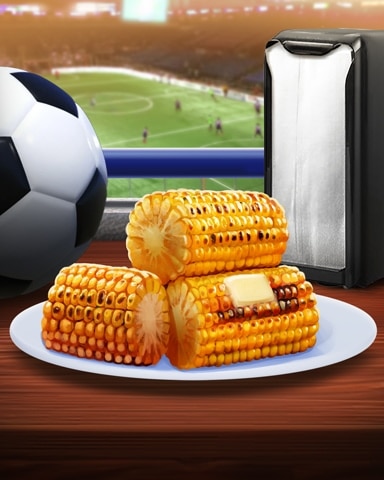 Grilled Corn On The Cob Tailgating Foods Badge - Pogo™ Slots Grilled Corn On The Cob Tailgating Foods Badge - Pogo™ Slots