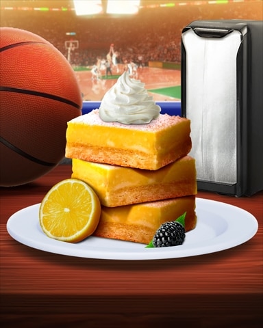 Lemon Bars Tailgating Foods Badge - Poppit! Bingo Lemon Bars Tailgating Foods Badge - Poppit! Bingo