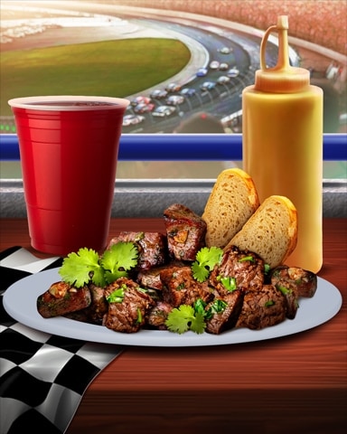 Steak Tips Tailgating Foods Badge - Lucky Cat Bingo Steak Tips Tailgating Foods Badge - Lucky Cat Bingo