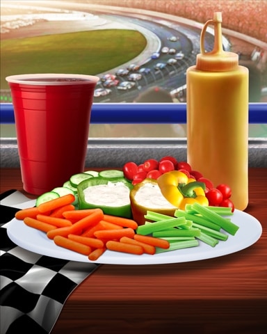 Veggie Tray Tailgating Foods Badge - Merge Academy Veggie Tray Tailgating Foods Badge - Merge Academy