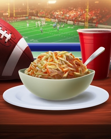 Coleslaw Tailgating Foods Badge - Quinn's Aquarium Coleslaw Tailgating Foods Badge - Quinn's Aquarium