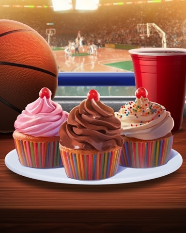 Cupcakes Tailgating Foods Badge - Snowbird Solitaire Cupcakes Tailgating Foods Badge - Snowbird Solitaire