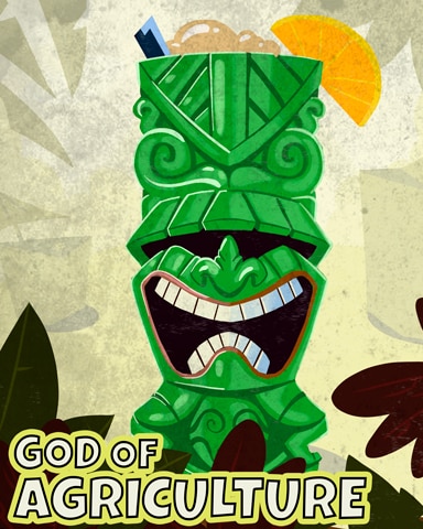 Ceramic God Of Agriculture Badge - Word Whomp HD