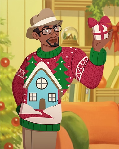 Chase With A Gift Ugly Sweaters Badge - Quinn's Aquarium Chase With A Gift Ugly Sweaters Badge - Quinn's Aquarium