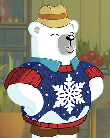 Snowful Bearnard Ugly Sweaters Badge - Jigsaw Treasure Hunter HD