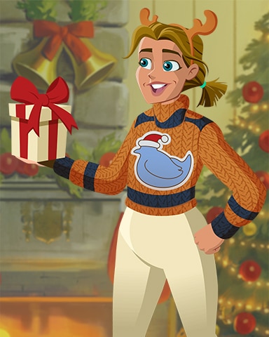 Ally With A Gift Ugly Sweaters Badge - Jungle Gin HD