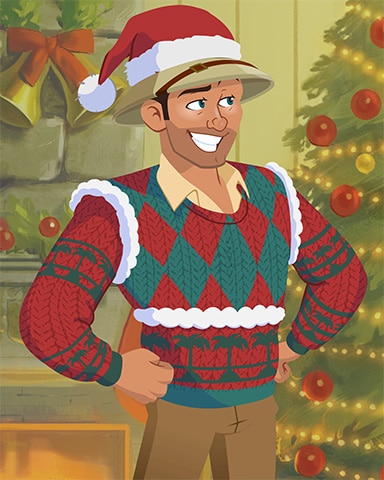 Adventurous Tex Ugly Sweaters Badge - Canasta HD Adventurous Tex Ugly Sweaters Badge - Canasta HD