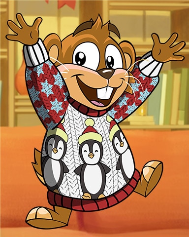 Noot Noot Nestor Ugly Sweaters Badge - Aces Up! HD