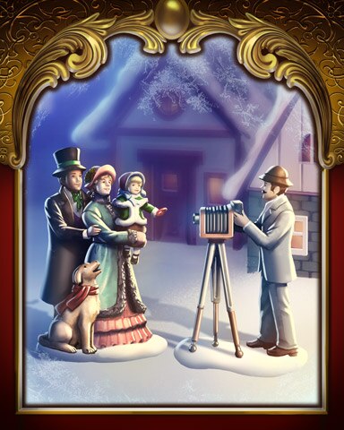 Family Photoshoot Victorian Village Badge - Mahjong Safari HD