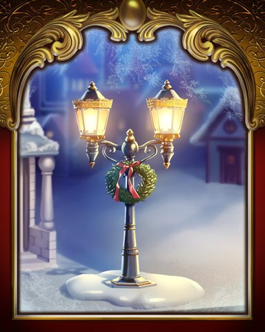 Lamp Post Victorian Village Badge - Pogo™ Slots