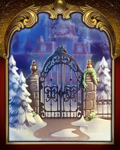 Mansion Gates Victorian Village Badge - First Class Solitaire HD