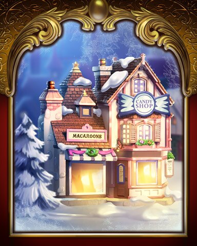 Sweet Shop Victorian Village Badge - World Class Solitaire HD