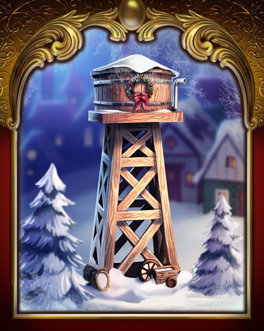 Water Tank Victorian Village Badge - Mahjong Safari HD