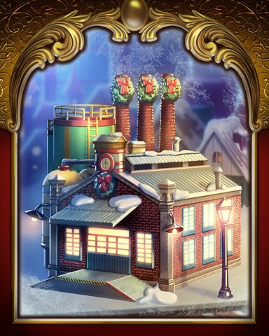 Factory Victorian Village Badge - Mahjong Garden HD