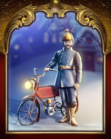 Firefighters Victorian Village Badge - First Class Solitaire HD