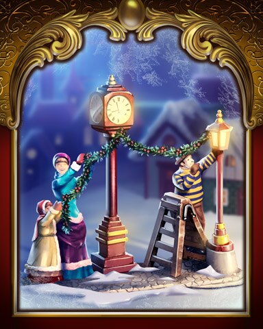 Mistletoe Victorian Village Badge - World Class Solitaire HD