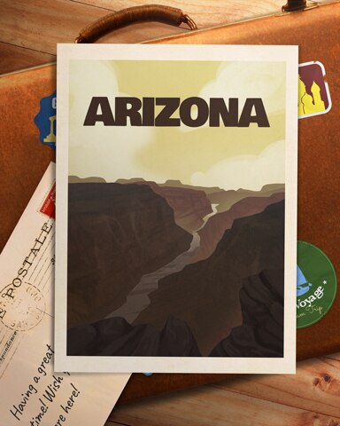 Arizona Grand Canyon Badge - Canasta HD