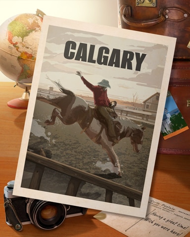 Calgary Cowboy Badge - Jungle Gin HD