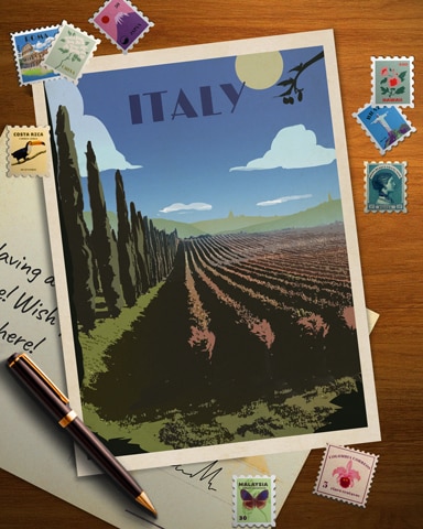 Italian Vineyards Badge - Canasta HD