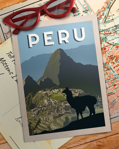 Machu Picchu Peru Badge - Pogo™ Slots