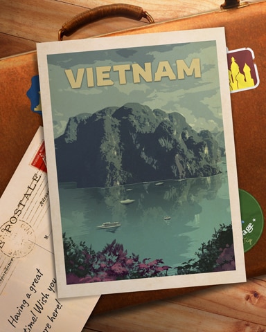 Halong Bay Vietnam Badge - Dice City Roller HD