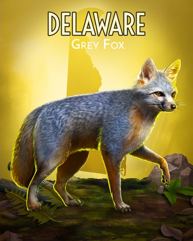 Grey Fox Wild America Badge - Tri-Peaks Solitaire HD