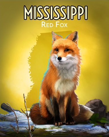 Red Fox Wild America Badge - Crossword Cove HD