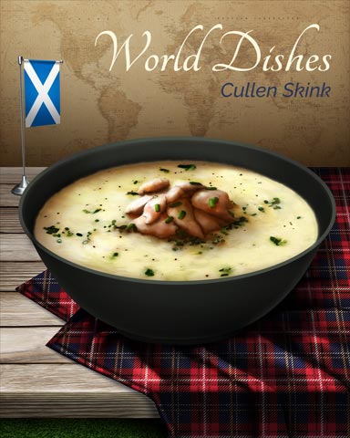 Cullen Skink World Dishes Badge - Word Search Daily HD