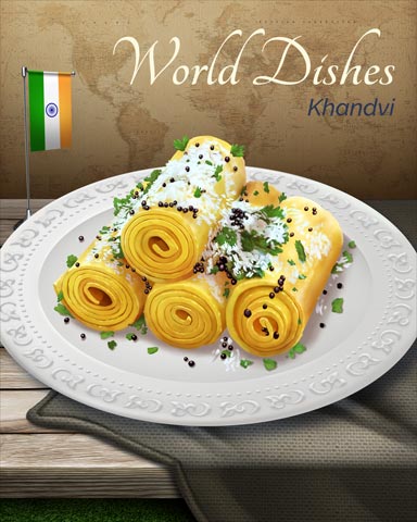 Khandvi World Dishes Badge - Claire Hart: Secret In The Shadows