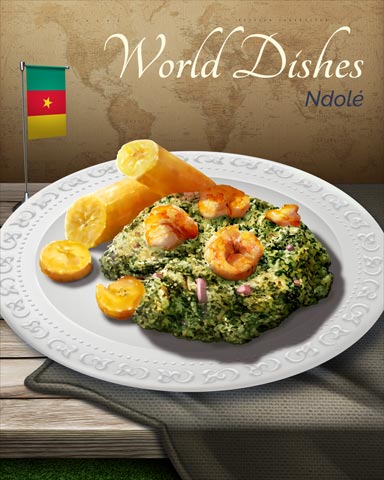 Ndole World Dishes Badge - First Class Solitaire HD