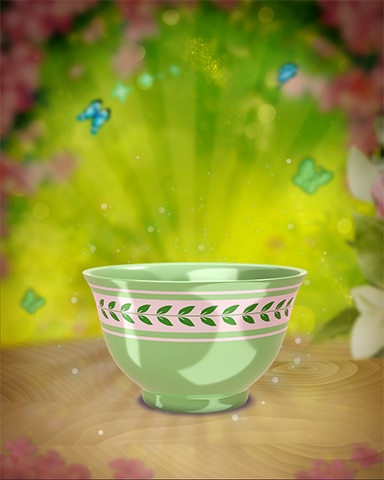 Green Vine Teacup Badge - Jungle Gin HD