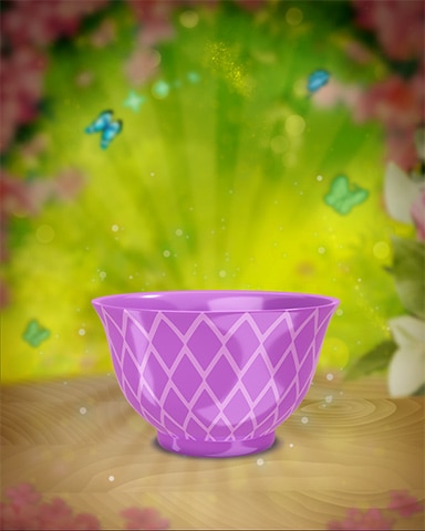 Purple Diamonds Teacup Badge - Peggle Blast HD