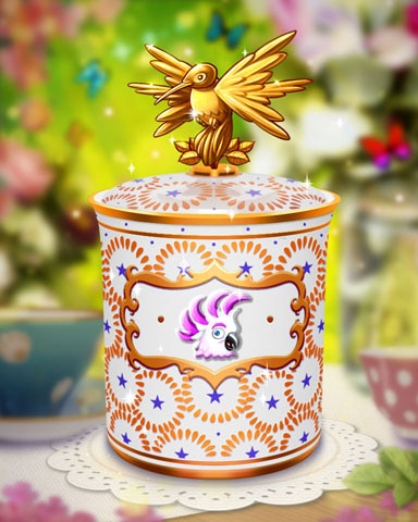 Sanctuary Tea Caddy Badge - Mahjong Sanctuary