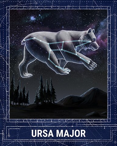 Ursa Major Constellations Badge - Jungle Gin HD