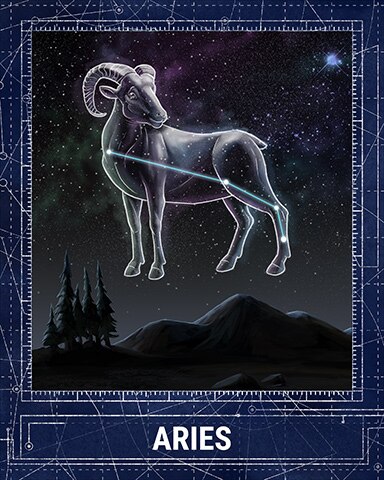 Aries Constellations Badge - Claire Hart: Secret In The Shadows