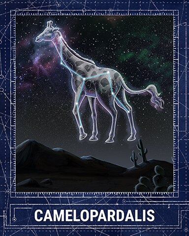 Camelopardalis Constellations Badge - Tri-Peaks Solitaire HD