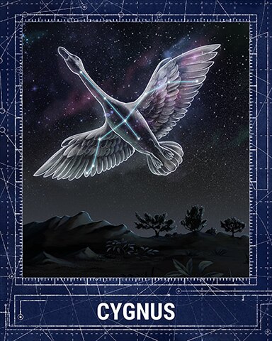 Cygnus Constellations Badge - Quinn's Aquarium