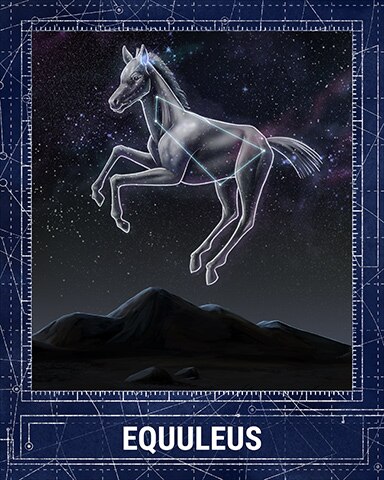 Equuleus Constellations Badge - Mahjong Safari HD