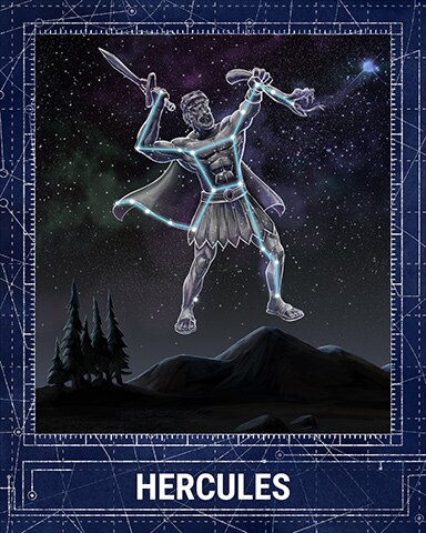 Hercules Constellations Badge - First Class Solitaire HD