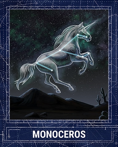 Monoceros Constellations Badge - World Class Solitaire HD