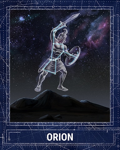 Orion Constellations Badge - Word Whomp HD