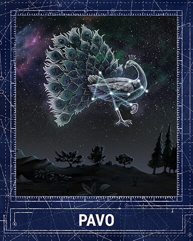 Pavo Constellations Badge - Tri-Peaks Solitaire HD