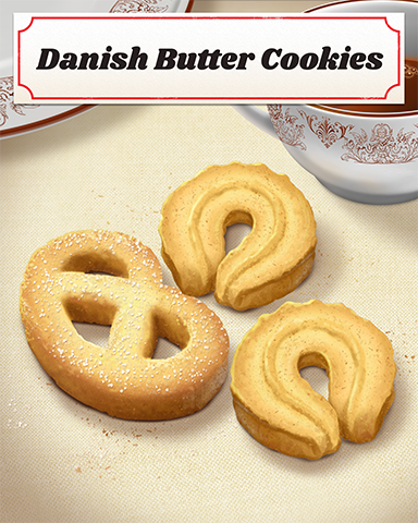 Danish Butter Cookies Badge - StoryQuest