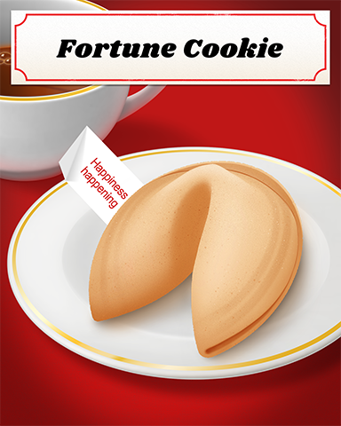 Fortune Cookie Badge - Sweet Tooth Town