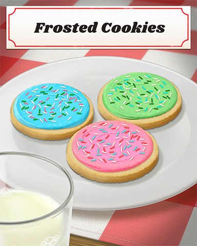 Frosted Cookies Badge - Vaults Of Atlantis Slots