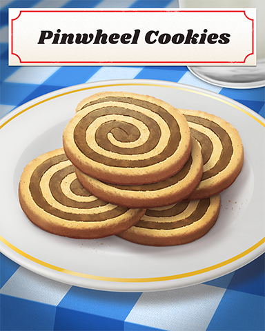 Pinwheel Cookies Badge - Rainy Day Spider Solitaire HD