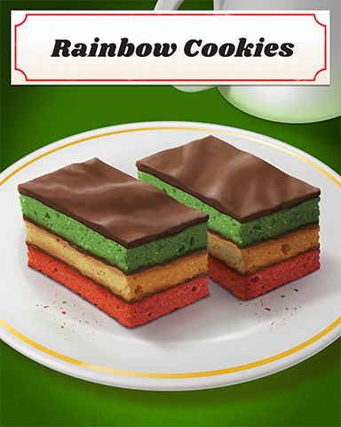 Rainbow Cookies Badge - Trizzle