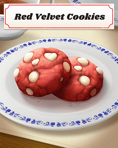 Red Velvet Cookies Badge - From France With Love