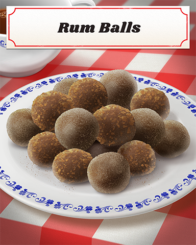 Rum Balls Badge - Solitaire Gardens